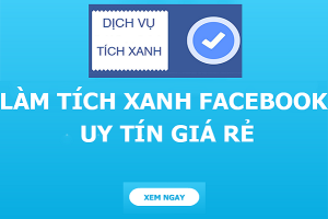 dịch vụ tích xanh facebook