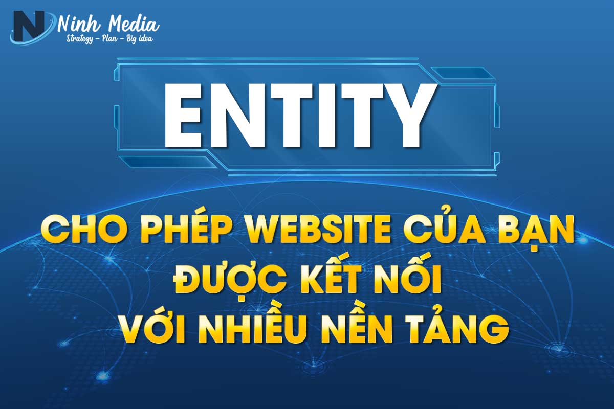 Entity cho phép website được kết nối với nhiều nền tảng